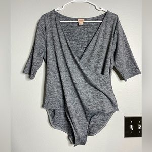 Gray Bodysuit Mossimo Extra Large XL